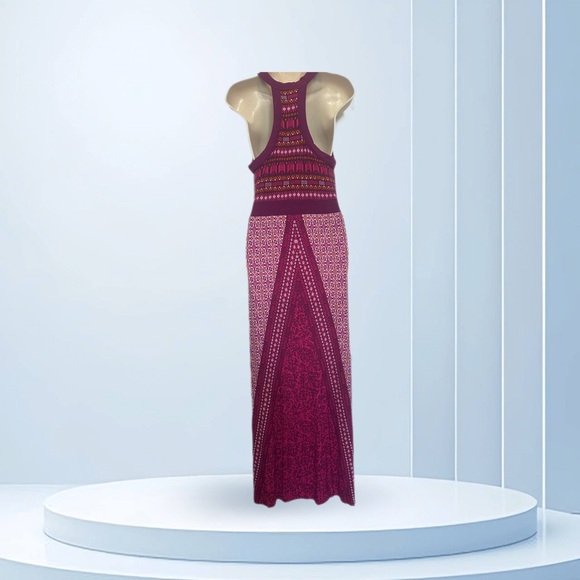 Athleta Raspberry Persia Rio Patterned Maxi Dress - Picture 2 of 6